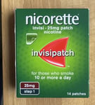 Nicorette 10mg Nicotine Invisi Patch - 14 Patches       Exp 2026