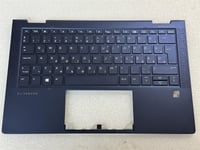 For HP Elite Dragonfly L74117-211 Hungarian Palmrest Keyboard Top Cover NEW