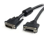 StarTech.com DVI-I Extension Cable - 10 ft - Dual Link - Digital and Analog - Male to Female Cable - Computer Monitor Cable - DVI Cord (DVIIDMF10)