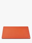 Aspinal of London Pebble Leather A3 Desk Pad, Marmalade