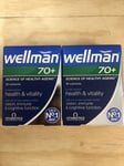 Vitabiotics Wellman 70+ - 30 Count Pack X2 BBE:- May 2025