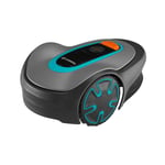 Gardena - sileno minimo 500. Tondeuse robot connectée Bluetooth® < 500m². Tond sous la pluie. Capteur de gel. Nettoyage à l'eau. Ultra-silencieuse