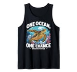 One Ocean, One Chance Save the Turtles Tank Top