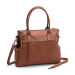 Puccini Donna Handväska Laptop fack 4391109 Cognac