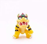 ZJZNB 12Cm Super Mario Koopa Bowser Pvc Doll with Red Hat Figure Toy 5inch Baby Figures