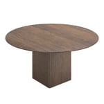 Dk3 - Ten table round matbord Ø120cm oljad valnöt - Matbord - Christian Troels & Jacob Plejdrup - Träfärgad - Trä