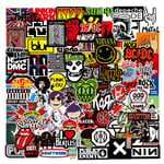200 banddekaler, rock and roll musikdekaler, punk rock
