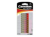Camelion Plus Alkaline Lr03-Bp10 - Batteri 10 X Aaa - Alkaliskt - 1250 Mah
