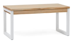 Box Furniture - Table basse relevable iCub Strong eco 50x120x52 cm Blanc Naturel