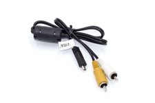 vhbw Adaptateur audio video AV câble en composite compatible avec Nikon CoolPix S600, S6000, S6100, S6150, S620, S6200, S630, S6300 appareil photo
