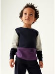 Boys, Ted Baker Baker By Ted Baker Knit Colourblock Set, Navy, Size Age: 0-3 Months