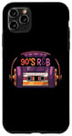 Coque pour iPhone 11 Pro Max Vibe Retro Cassette Tape Old School 90s R & B Music RnB Fans
