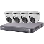 Hikvision - Kit video surveillance Turbo hd 4 caméras dôme