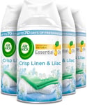 Air Wick |Crisp Linen & Lilac |Freshmatic Auto Spray Refill | 250ml| Pack of 4