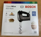 Bosch MFQ2420BGB CleverMixx Hand Mixer 400w Stainless Steel - Black