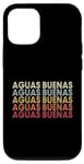 iPhone 13 Pro Aguas Buenas Puerto Rico Aguas Buenas PR Vintage Text Case