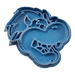 Cuticuter Bowser Cara Mario Bros Coupe-Biscuits Bleu 8 x 7 x 1,5 cm