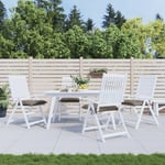 Stolsdynor 4 st taupe 40x40x7 cm oxfordtyg