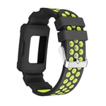 Fitbit Charge 3 Rugged Silicone Strap Black/Volt