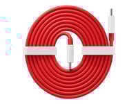 Oneplus Warp Charge - Usb-Kabel - 24 Pin Usb-C (Hane) Till 24 Pin Usb-C (Hane) - 1.5 M - Röd