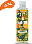 Faith In Nature 300 ml Natural Grapefruit and Orange Shampoo, Invigorating, and