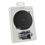 SAMSUNG Fast Qi Wireless Charging Pad UK Charger Plate For Smartphones - Black