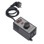 AC-motorhastighetsregulator Elektrisk fläkt Variabel hastighetsregulator med 10A universaluttag EU-kontakt AC220 till 240V 4000W