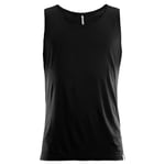 Aclima Mens Lightwool Singlet (Svart (JET BLACK) X-small)