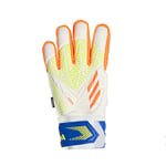 adidas Pred Gl MTC Fs Unisex Adult Goalkeeper Gloves White/Solred/Brcyan, HF9738, 8 EU