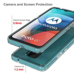 tectTech Crystal Hybrid Skal Motorola Moto E7 Transparent