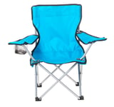 Atom Outdoors Campingstol med mugghållare för barn - Blå