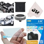 4in1 Kit Glass Screen Protector+Shutter Release Button for Fujifilm X-T3 XT3