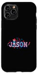 iPhone 11 Pro Jason Fireworks USA Flag 4th of July Case