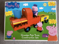 Peppa Pig Grandpa Pig's Train Construction Set 2 Articulated Figures included