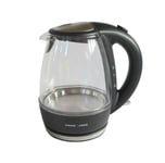 Swiss Lux Low Wattage 1.0 Litre Glass Cordless Caravan Kettle