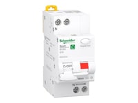Schneider Electric Resi9 Xp Rcbo/Kombinationsbrytare 1Pn C Karakteristisk 10A 6Ka 30Ma Klass A 36Mm
