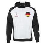 Official FIFA World Cup 2022 Overhead Hoodie, Kids, Germany, Age 7 White/Black