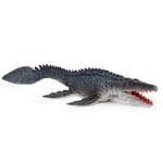 13.4 inch Jurassic- World Mosasaurus Toy - Realistic Deep Sea Creature Mosasaurus Dinosaur - Plastic Hand-Painted Real Feel Dinosaur Toy - Ocean Animal Model Figurine for Bath Pool Toy, Collection