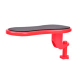 Desk Attachable Computer Table Arm Support Mouse Pads Wrist Rest Red