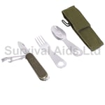 Forces Deluxe Knife, Fork and Spoon Set