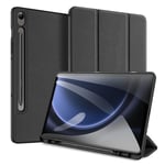 Samsung Galaxy Tab S9 FE - DUX DUCIS Domo Series Tri-Fold Smart fodral Svart