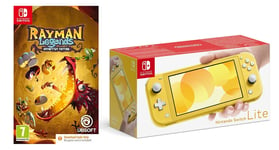 Nintendo Switch Lite - Yellow + Rayman Legends Definitive Edition (Code in Box) (Nintendo Switch)