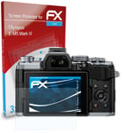 atFoliX 3x Screen Protector for Olympus E-M5 Mark III clear
