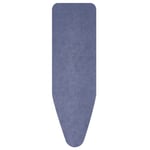 Brabantia Housse pour Table à Repasser B, 124 X 38 cm - Coton, Mousse 4 mm & Feutre 4 mm – Denim Blue