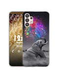 Sunrive Case For Samsung Galaxy A32 5G, Ultra Slim Transparent Soft Premium TPU Silicone Back Rubber Bumper Protector Cover Case(Q Elephant 2)