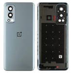 Oneplus Nord 2 5G Battery Housing Camera Lens Glass + Adhesive Gray