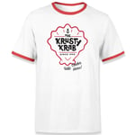 T-shirt Bob l'éponge Krusty Krab Ringer - Blanc/Rouge - Unisexe - L - Blanc