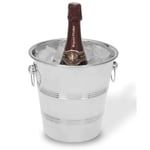 Stainless Steel Silver Champagne Wine Bucket Punch Drink Ice Cooler Party French Style