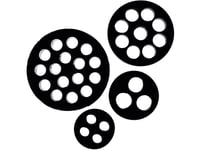 Lapp Skintop Dix-M 40969 Viton Multi-Seal-Insats M40 9 X 6,9 Mm Nitril-Butadien-Ättika Yuk Svart (Ral 9005) 25 St