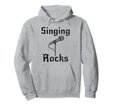 Singing Rocks, Singer Vocalist Rock Musician Goth Pullover Hoodie